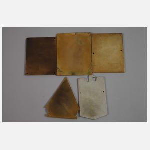 Konvolut Automobilplaketten