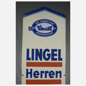 Emailleschild Lingel