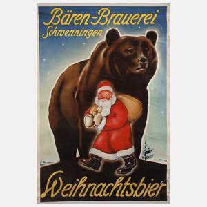 Plakat Bären-Brauerei