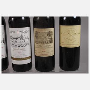 14 Flaschen Französischer Rotwein