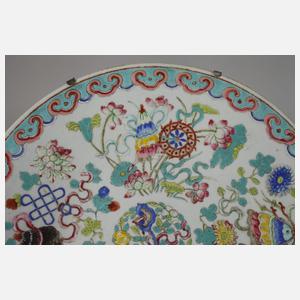 Zierteller Famille rose