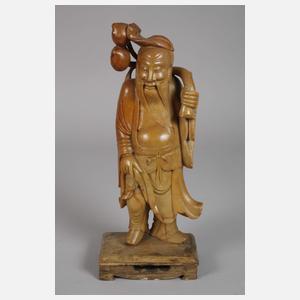 Zwei Specksteinschnitzereien