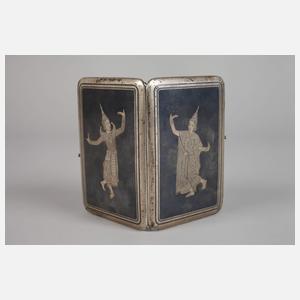 Zigarettenetui Silber