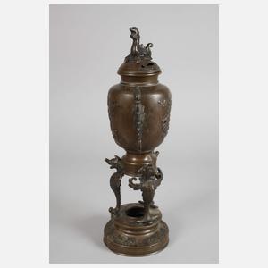 Räuchergefäß Bronze