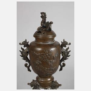 Räuchergefäß Bronze