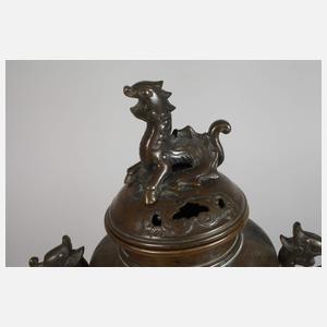 Räuchergefäß Bronze