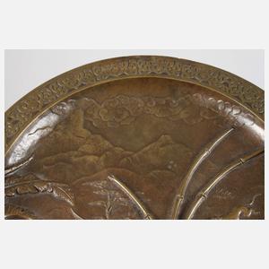 Wandteller Bronze