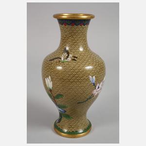 Drei Vasen Cloisonné