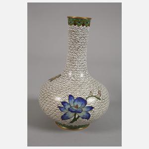 Drei Vasen Cloisonné