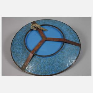 Zwei Teller Cloisonné