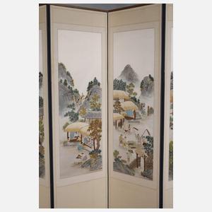 Großer asiatischer Paravent