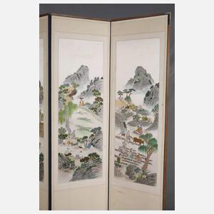 Großer asiatischer Paravent