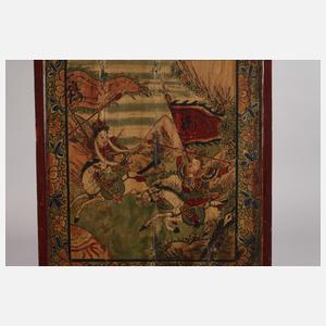 Wandpaneel mit Schlachtenszene