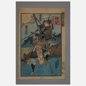 Zwei kleine Farbholzschnitte