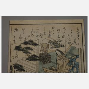 Zwei kleine Farbholzschnitte