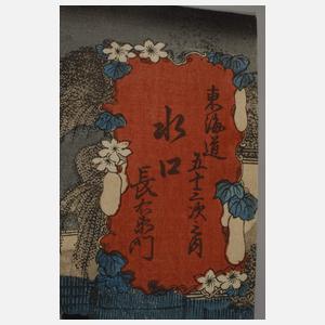 Drei Farbholzschnitte Utagawa Kunisada (Toyokuni III.)