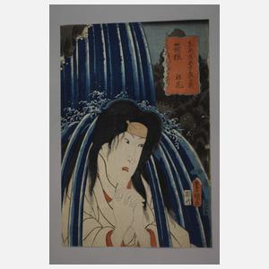 Farbholzschnitt Utagawa Kunisada (Toyokuni III.)