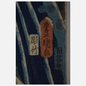 Farbholzschnitt Utagawa Kunisada (Toyokuni III.)