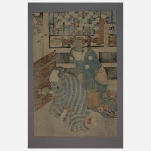 Farbholzschnitt Utagawa Kunisada (Toyokuni III.)