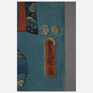 Farbholzschnitt Ryusai Shigeharu