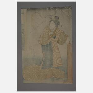 Farbholzschnitt Utagawa Kunisada (Toyokuni III.)