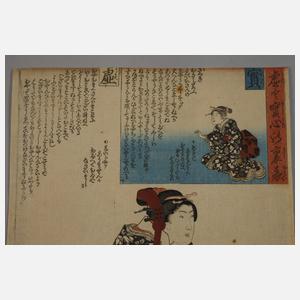 Farbholzschnitt Utagawa Kunisada (Toyokuni III.)