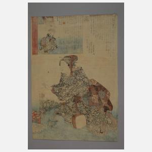 Farbholzschnitt Utagawa Kunisada (Toyokuni III.)