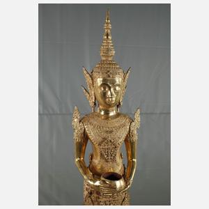 Große Buddhaplastik