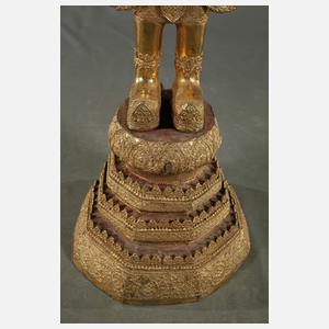 Große Buddhaplastik