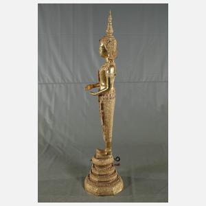 Große Buddhaplastik