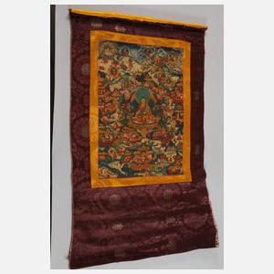 Thangka Leben des Buddha Shakyamuni