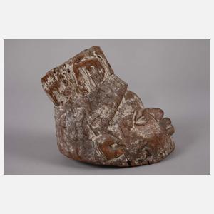 Kleine Aufsatzmaske der Yoruba