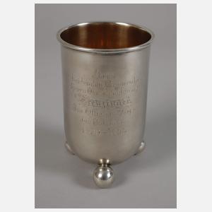 Offiziersgeschenk Silberbecher