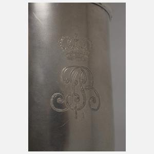 Offiziersgeschenk Silberbecher