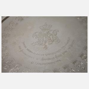 Silbertablett, Offiziers-Abschiedsgeschenk