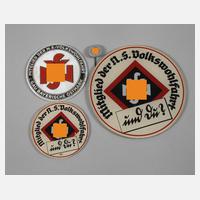 Satz Plaketten der Volkswohlfahrt111