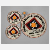 Satz Plaketten der Volkswohlfahrt111