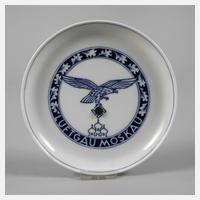Meissen kleiner Wandteller "Luftgau Moskau"111
