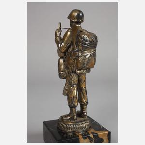 Reservistenplastik eines Fallschirmjägers