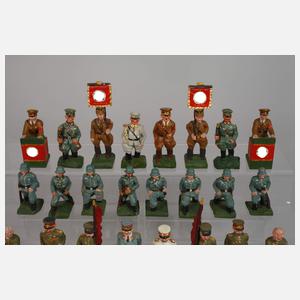 Patriotisches Schachspiel Deutschland–Russland