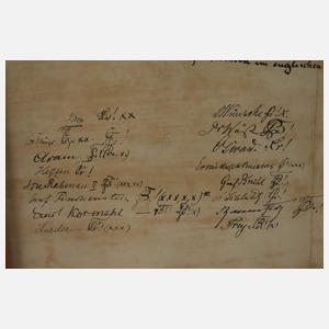 Andenkenblatt Studententreffen Görlitz