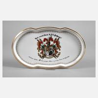 Studentika Porzellanplatte ATV Gothania Jena111