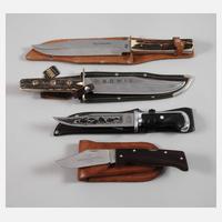 Vier Jagdmesser111