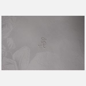 Großes Tafeltuch floraler Jugendstildekor