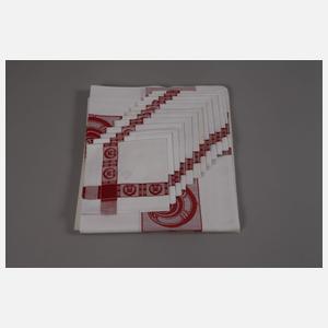 Tafelgarnitur geometrischer Jugendstildekor