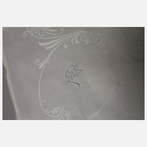 Prachttafelgarnitur antikisierender Figurendekor