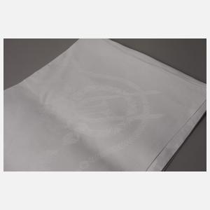 Großes Tafeltuch und fünf Servietten Rosendekor