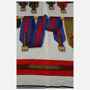 Seidentuch Hermès Riemenmotiv