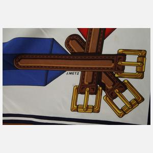 Seidentuch Hermès Riemenmotiv