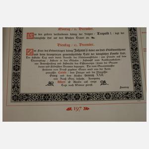 Chronik des Sächsischen Königshauses